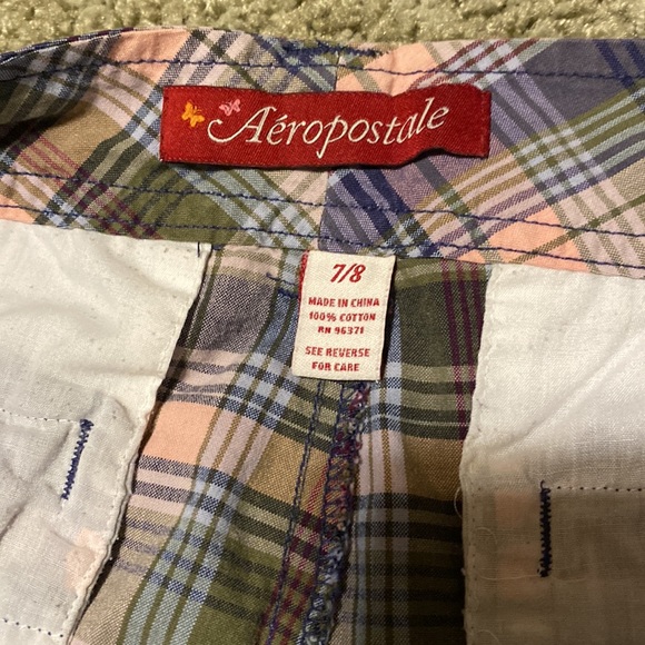 Plaid Aeropostale board shorts - Picture 3 of 4